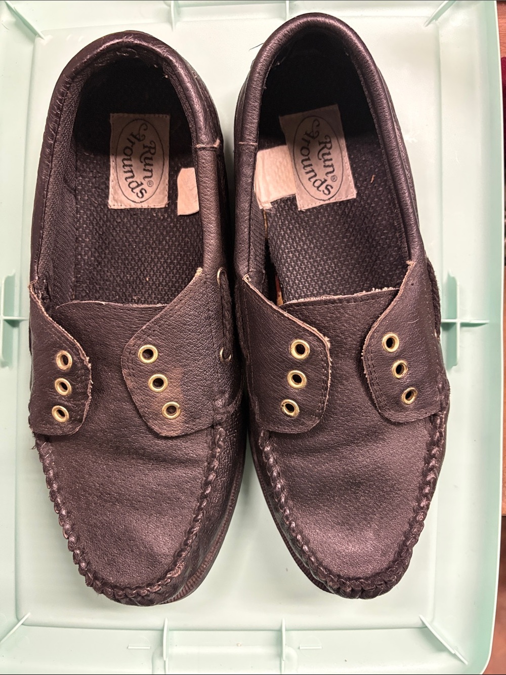 Men’s Slip-On Moccasins in Black